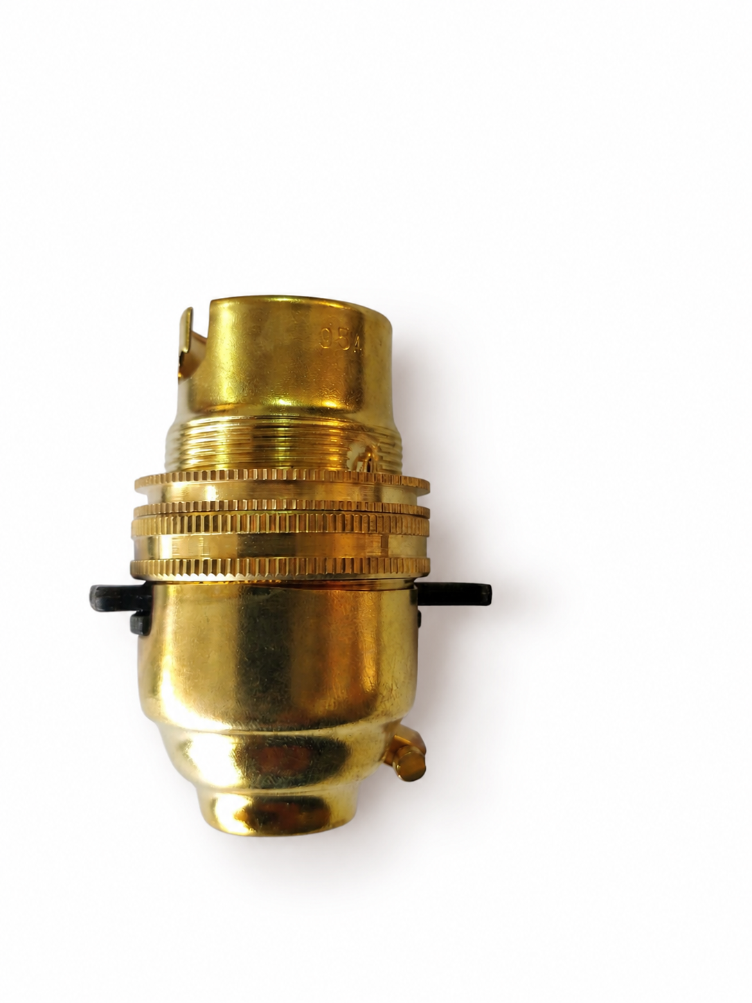 Switched Brass Holder B22