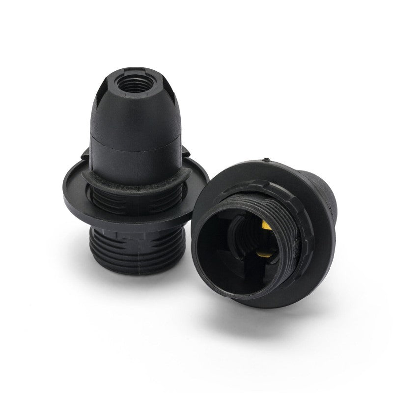 E14 Holder Half Thread Black
