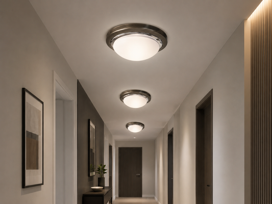Antique Brass-chrome Ceiling Light-S