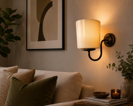Aurelia Wall Light with shade 8057-1W