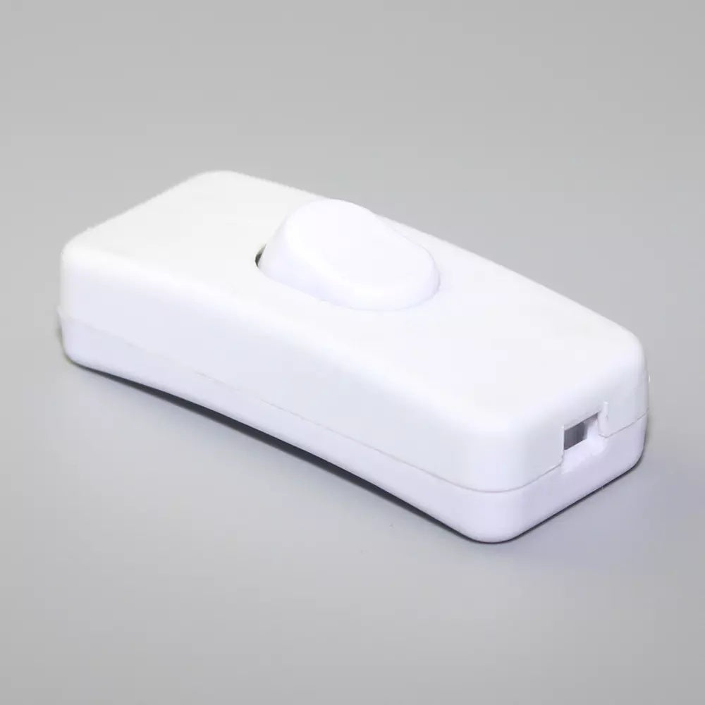 White Inline Rocker Bedside Switch