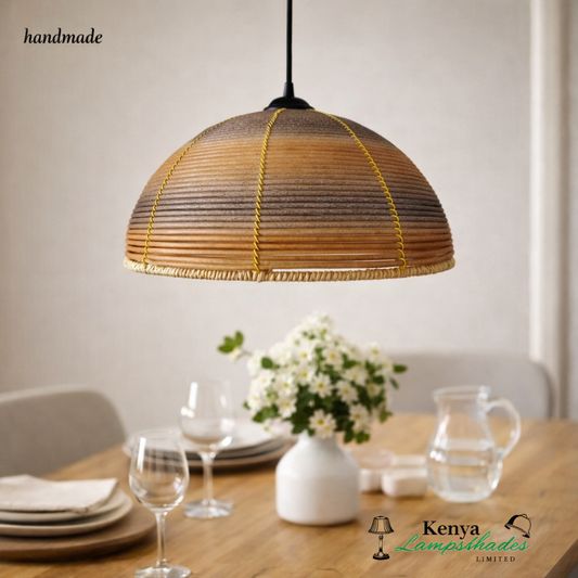 Handmade Rattan Dome Pendant