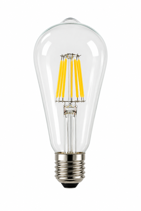 ST64 LED Filament Bulb 8w Warm White
