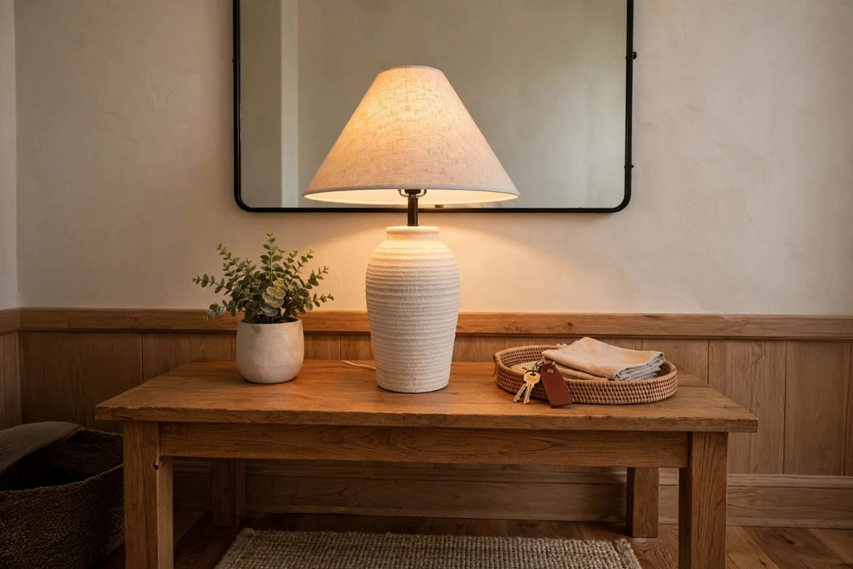 Ceramic Natural stone Table Lamp T85085